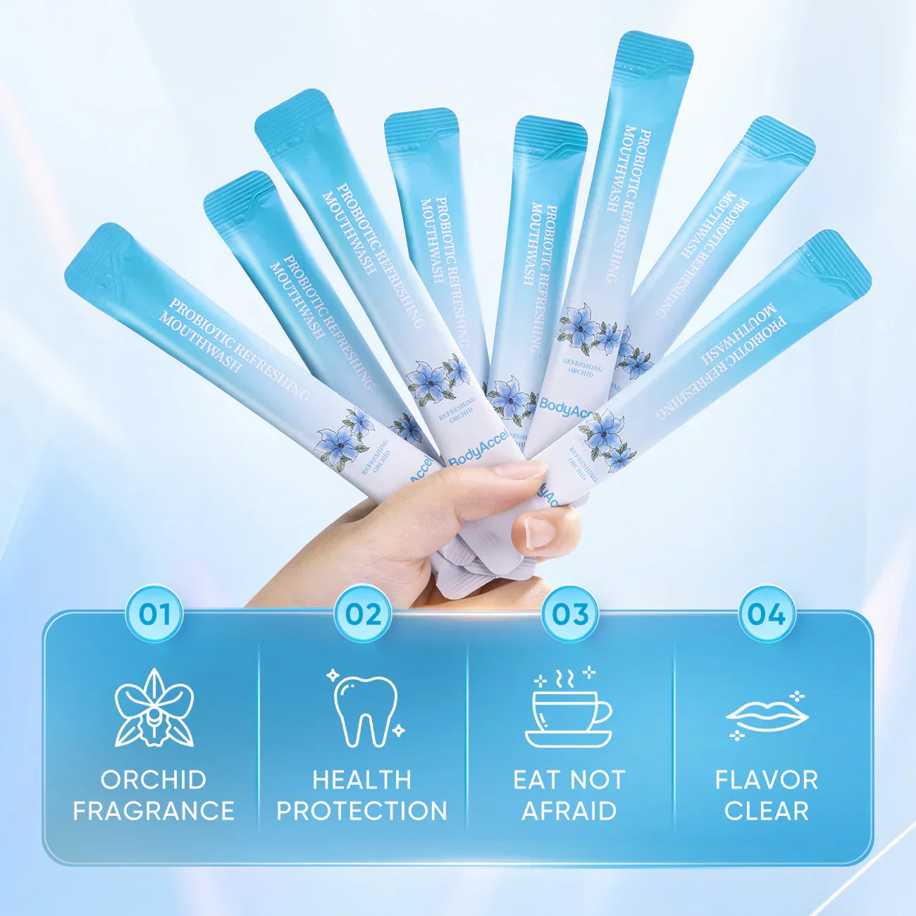 BodyAccel Probiotic Refreshing Mouthwash