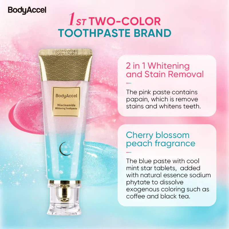 BodyAccel Niacinamide Whitening Toothpaste